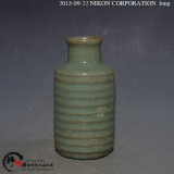 南宋官窑弦纹瓶 古玩古董古瓷器出图包老包真收藏