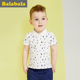 巴拉巴拉男童POLO衫短袖宝宝纯棉上衣童装2016夏装新款儿童T恤男