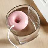 迷你加湿器 USB版触摸漂浮 家用办公室保湿生活向上/doulex甜甜圈