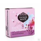 韩国进口正品SHOWER MATE 爱敬橄榄绿茶、玫瑰香皂 植物精油皂