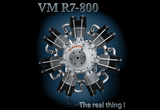 捷克 Valach Motor 7缸 星型发动机 VM 800R7 800cc 无人机 航模