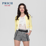 PRICH衣恋旗下女装15新品商场同款韩版修身小西装PRJK52331Q