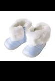 英氏冬装男女宝宝婴儿学步鞋加绒中筒靴