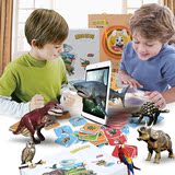 AR涂涂乐正版4D画册3D智能卡片儿童早教玩具图图乐识字卡片3-6岁