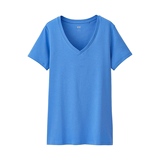 女装 SUPIMA COTTON V领T恤(短袖) 163143 优衣库UNIQLO专柜正品
