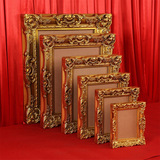 婚庆道具相框 复古金色欧式塑料相框布置装饰欧式结婚庆道具