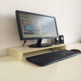 电脑新款现代中式显示器底座增高架支架托架键盘架桌上置物收纳架