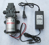 小水泵自吸泵微型直流12V 60W水泵 带220V转12V电源转换器特价