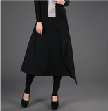 圣迪奥LLBBI正品2015新款秋冬优雅复古感毛呢半身长裙S14381158