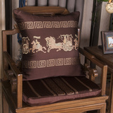 定制奢华靠枕新古典式靠垫中式刺绣抱枕婚庆沙发靠垫红木家具靠枕