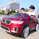超大双座宝X7儿童电动车双人可坐遥控车小孩双驱四轮电动越野汽车