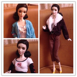 （秋冬裤装）芭比娃娃barbie时尚娃衣服装芭比可儿六分娃可穿