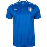 彪马 2016欧洲杯意大利主场短袖球衣足球服 专柜正品 748933-01
