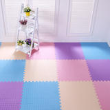 新款卧室星期纯色拼接家用地垫简约现代垫子成品地毯拼图地垫
