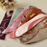 【扇子配件】外贸 日本和风 日式折扇 双层粉嫩樱花  扇套扇袋