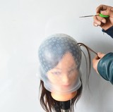 高档硅胶挑染帽子可反复使用环保美发工具用品发廊理发店专用带针