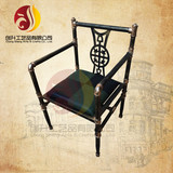 复古宫廷经典水管工艺豪华椅子精品奢华铁艺椅子新品铁艺老板椅子