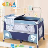 婴幼儿睡床摇床宝宝游戏床多功能婴儿床折叠床幼儿园宝宝床