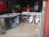 佛山定制整体厨柜 不锈钢柜体可做拼装或焊接的 不锈钢台面