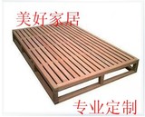 创意实木床 排骨架 榻榻米床 床架 床板 双人床 1米1.5 1.8可定制