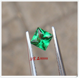 钻石工火彩闪的纯天然坦桑尼亚沙弗莱裸石优质正品彩色绿宝石戒面