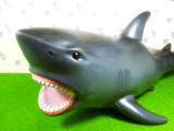 新款包邮特价特大号仿真软体鲨鱼模型儿童海洋动物玩具长 55厘米