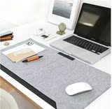 创意可爱纳彩简约双层毛毡桌垫笔记本电脑桌垫办公桌垫子大号