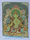 居家礼品 西藏藏传佛教宗教用品佛教唐卡地藏王菩萨刺绣 丝绸刺绣