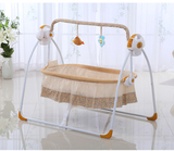 儿智能摇床多功能音乐可折叠儿童床婴儿摇篮床宝宝电动遥控床婴幼