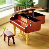 送男女友浪漫diy木质钢琴音乐盒 八音盒闺蜜儿童创意生日礼物精品