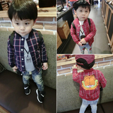 2016春装新款韩版男童外套宝宝夹克中小童开衫上衣0-1-2-3-4-5岁