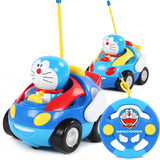 哆啦A梦儿童玩具无线遥控车机器猫手办卡通玩具汽车模型礼物HD