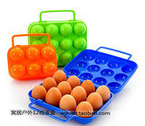 户外鸡蛋盒子装备野餐便携塑料6/12格鸡蛋盒鸭蛋包装盒便携鸡蛋托