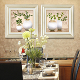 温馨款花卉 现代简约花卉卧室客厅三联画壁画挂画墙画餐厅装饰画