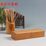 韩式家庭厨房筷子盒 竹制筷子收纳盒筷子盒出口韩国筷子笼收纳盒