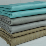 外贸奢华埃及棉+竹纤维纯色床单1.5m1.8米单双人床单单件瑕疵清仓