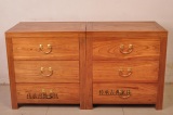 老榆木床头柜 老榆木斗柜 简约时尚小型地柜 沙发边桌 实木床头柜