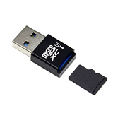 迷你tf读卡器 usb3.0 T-flash Micro SD 手机内存卡读卡器 U3-286