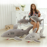 大白鲨毛绒玩具鲨鱼公仔玩偶男朋友抱枕创意生日礼物女友全国包邮