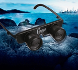 专业高清放大眼镜式户外旅游 观景 钓鱼望远镜 看漂拉近增晰 垂钓