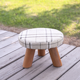 香木语创意时尚蘑菇凳沙发脚凳布艺小板凳换鞋凳儿童小凳子休闲凳