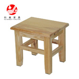 包邮纯松木凳实木方凳-木制小板凳儿童换鞋小方凳洗衣凳