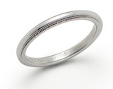 香港正品代购Tiffany男款戒指 蒂芙尼男士锯状铂金结婚戒指包邮