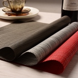 创意欧式西餐餐垫 PVC隔热垫日式餐桌垫盘垫碗垫 长方形防烫餐垫