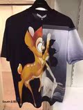 现货包邮 Givenchy/纪梵希 15新款 大鹿斑比短袖T恤