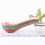 【玉泉】新品韩式手绘炻器大汤勺 创意个性勺子长柄汤勺/单个