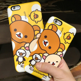 韩国Anymode卡通6防摔手机壳苹果iPhone6s plus双层保护套轻松熊
