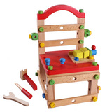 拆装玩具鲁班拆装椅 螺母组合拼装儿童益智玩具3-4-5-6-7岁