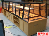 深圳高档铁艺中岛面包柜 展示柜 面包柜 蛋糕模型柜不锈钢柜 边柜