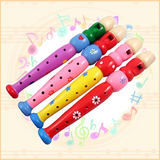 儿童短笛子乐器初学女孩幼儿园吹奏音乐早教玩具塑料六孔竖笛包邮